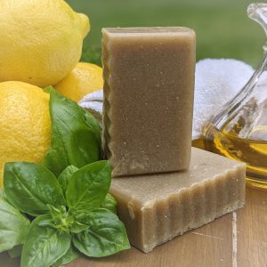 Sweet Beautiful You Lemongrass Basil Shampoo Bar - natural, chemical free, vegan solid shampoo