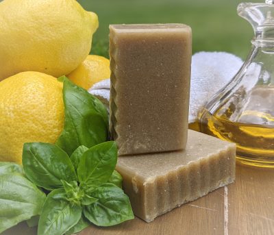 Sweet Beautiful You Lemongrass Basil Shampoo Bar - natural, chemical free, vegan solid shampoo